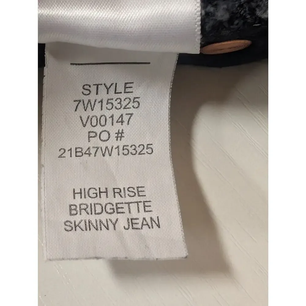 Lucky Brand Jeans Women's Size 10 Black Bridgette High Rise Skinny (0619)